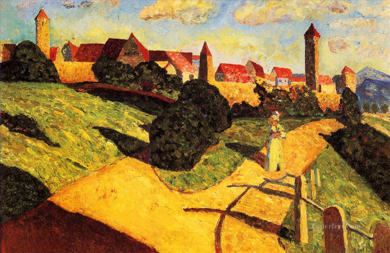 Old town II Wassily Kandinsky Oil Paintings